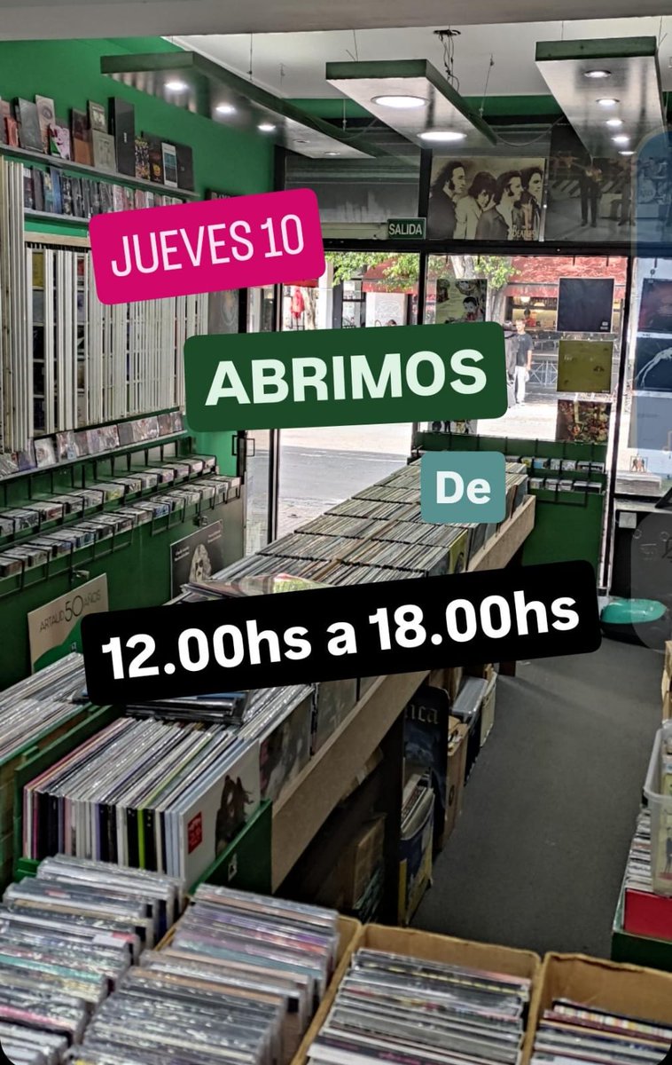 Jueves 10!!!..#disqueria