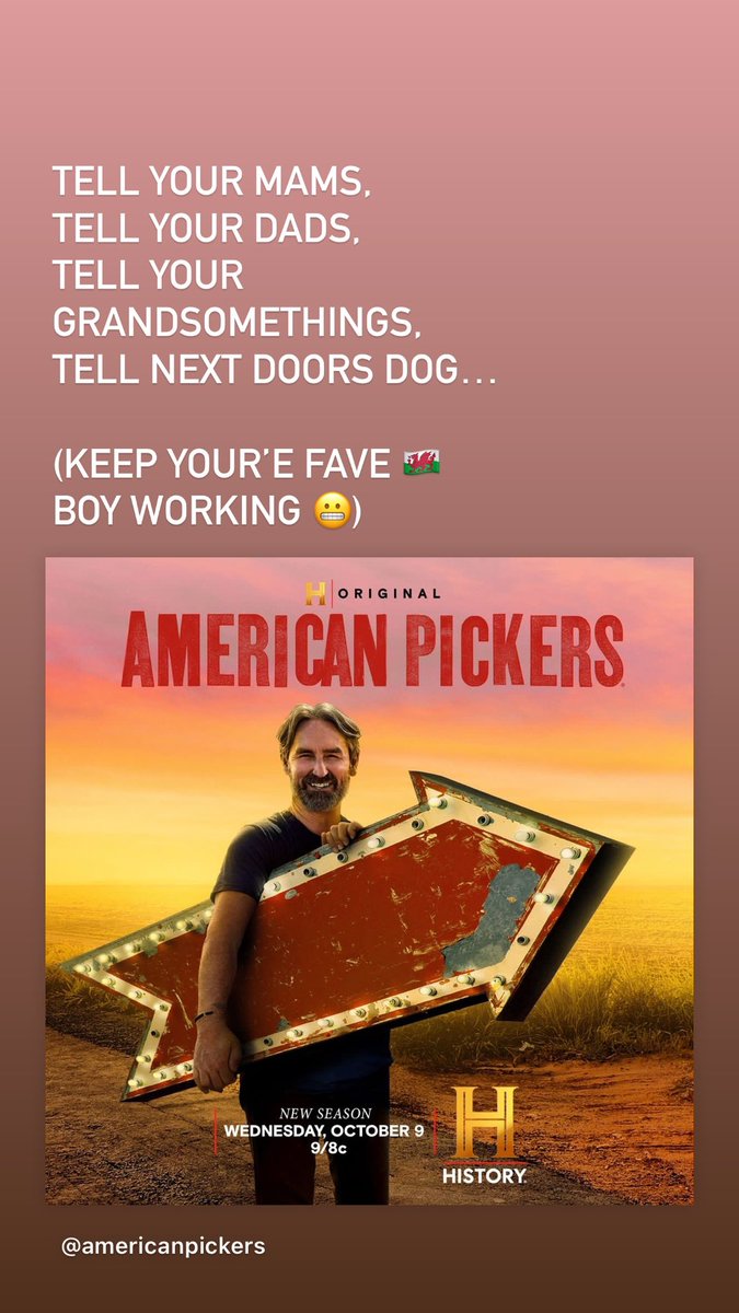 awrees14's tweet photo. @americanpickers ….
@HellsBellsy 😬 https://t.co/1SRKbsNzEI
