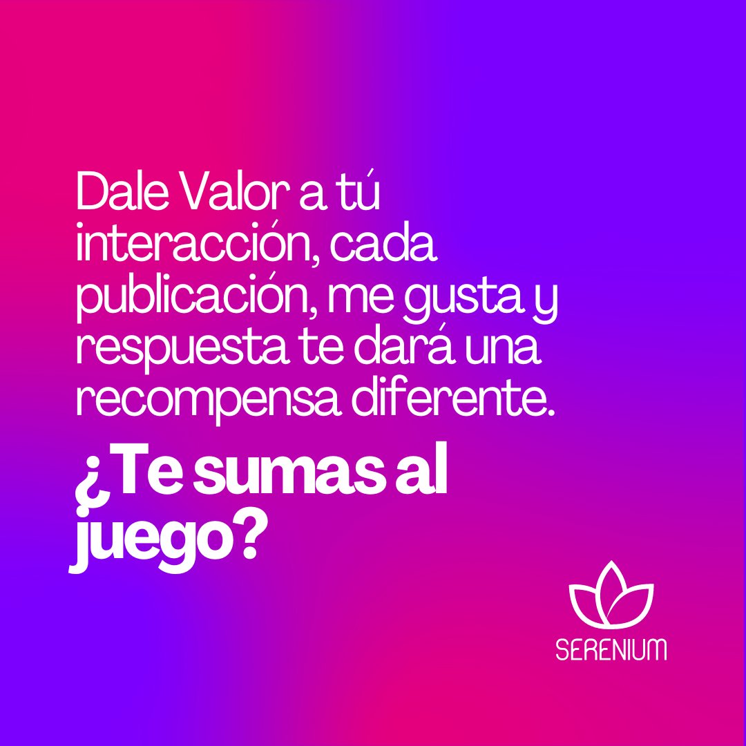 ¡La interacción es la clave!👀Únete Serenium  #web3community #varanetwork
