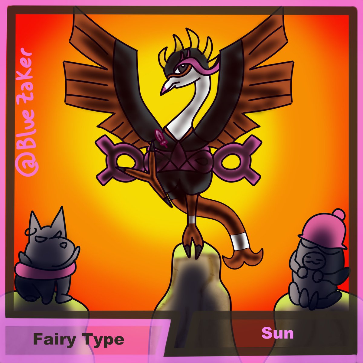 BlueZaker's tweet photo. Day 9 Fairy Type and Sun Loyal Three cameo #Fezandipiti https://t.co/tPaaBwg4pd
