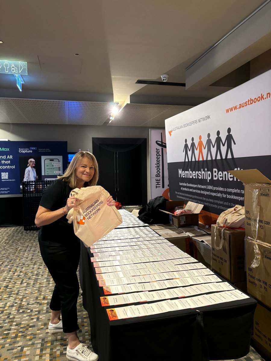 We are ready to go! Head to the registration desk to grab your goodie bag, and then enjoy Expo afternoon where you'll hear from our industry-leading sponsors!

Find the agenda here: austbook.net/the-bookkeeper…
