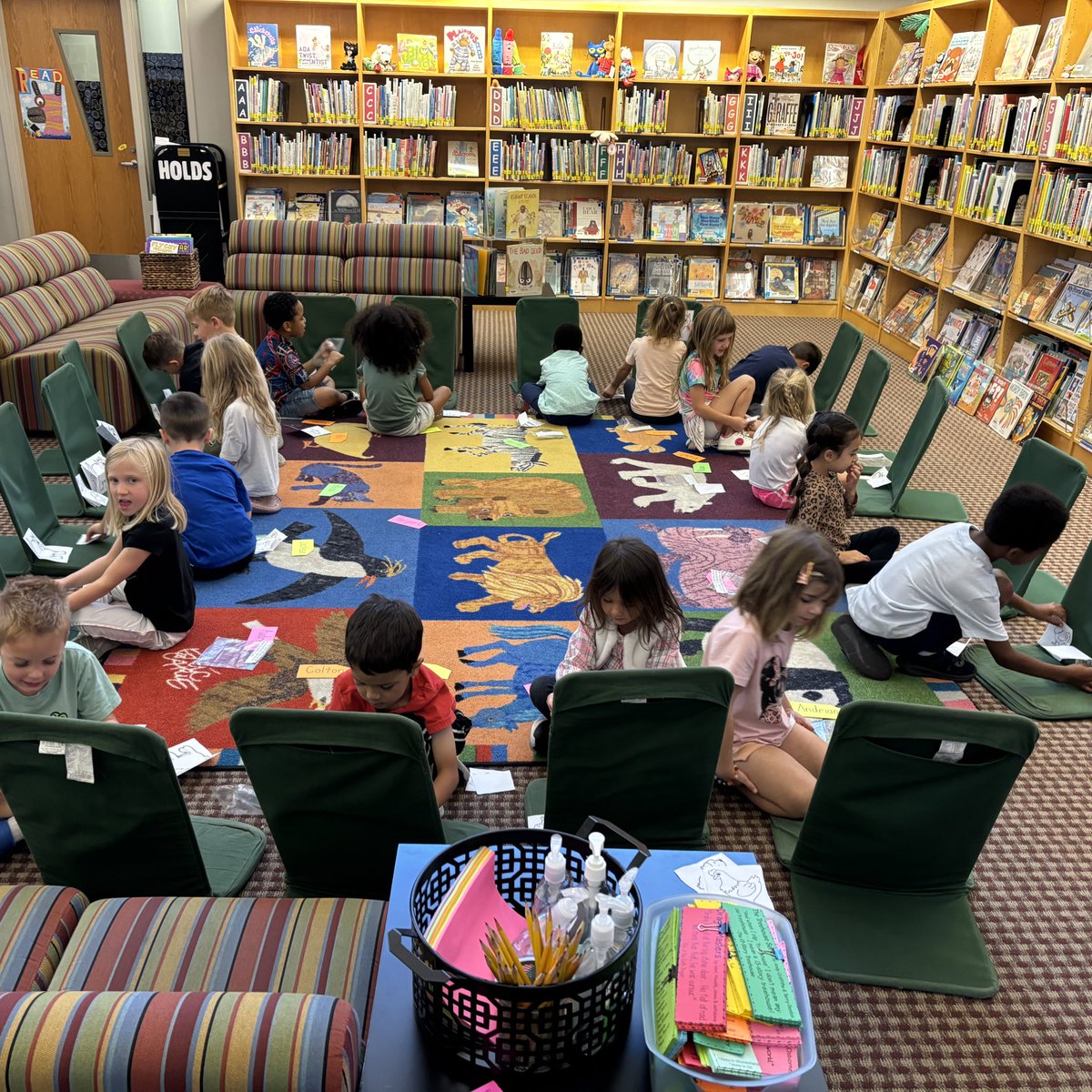 Madison Place Library (@madisonplacelib) on Twitter photo We are having fun retelling! Kindergartners <a href="/MadisonPlaceK5/">Madison Place</a> retold What Will Fat Cat Sit On? by #JanThomas. We are having fun retelling! Kindergartners <a href="/MadisonPlaceK5/">Madison Place</a> retold What Will Fat Cat Sit On? by #JanThomas.