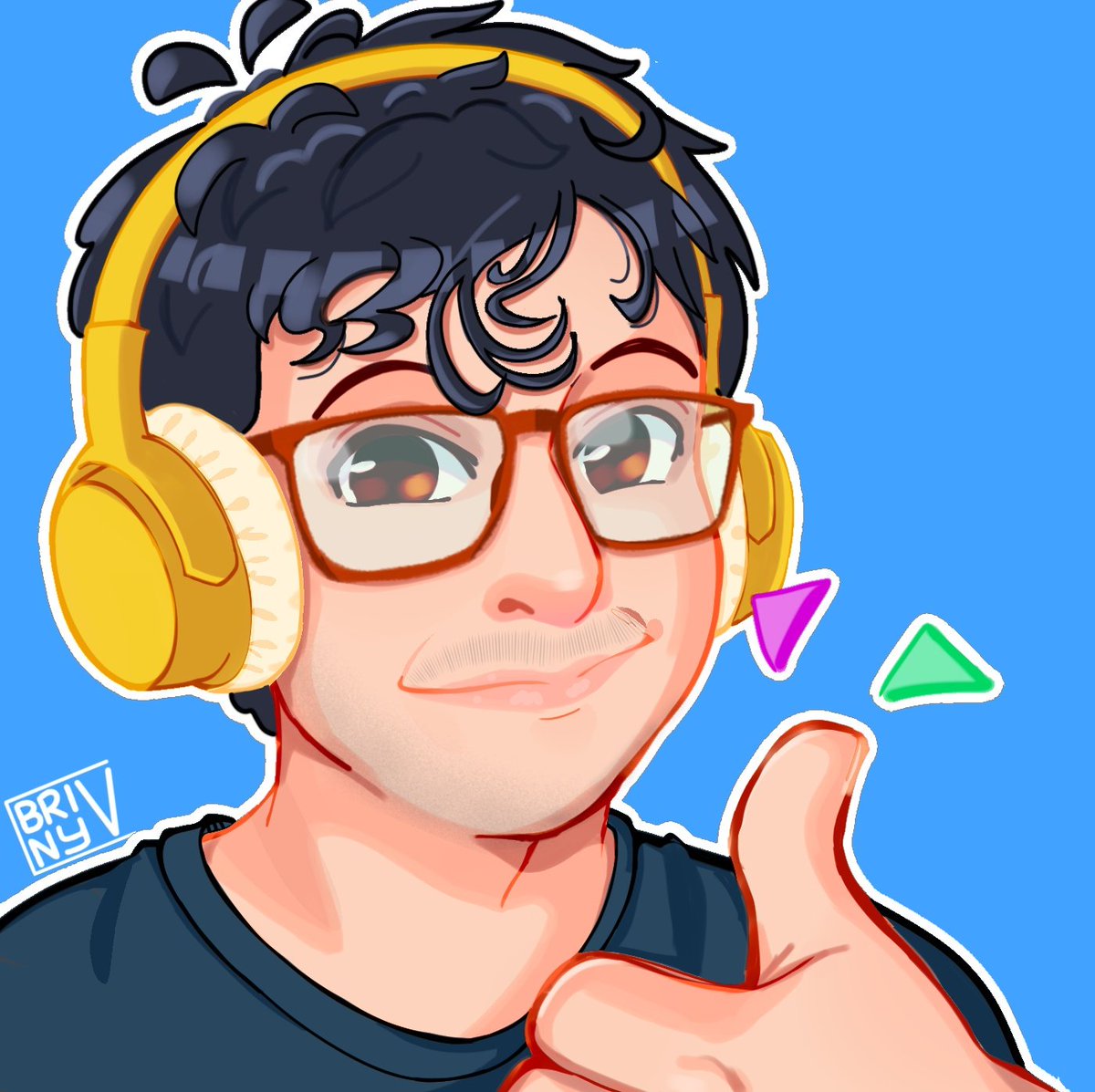 <a href="/BrunoWArts/">Bruno W 🦊</a> Fiz um "retrato" de um cliente :)
