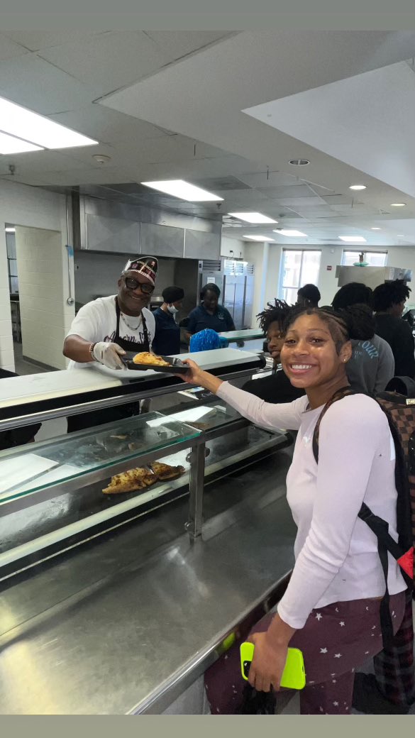 Had a great time today serving as a Guest Chef during our Lunch periods!! Love my APS Nutrition team!!! Woof!!! Woof!!!