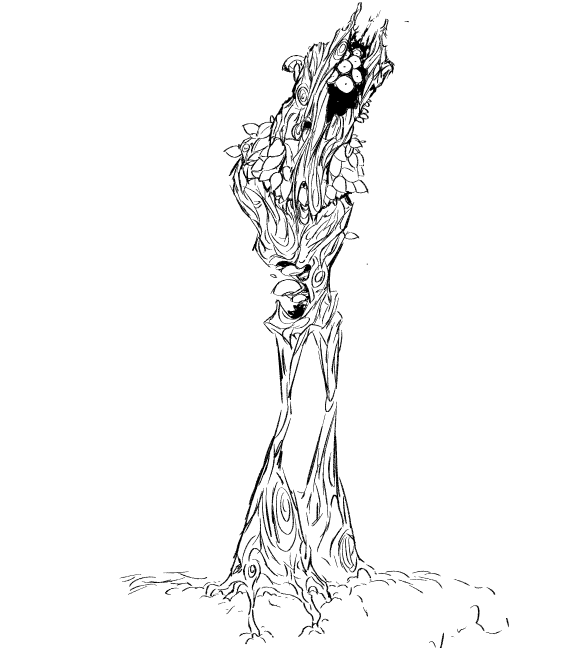 #digitalart #creak i forgot his arms in the forest