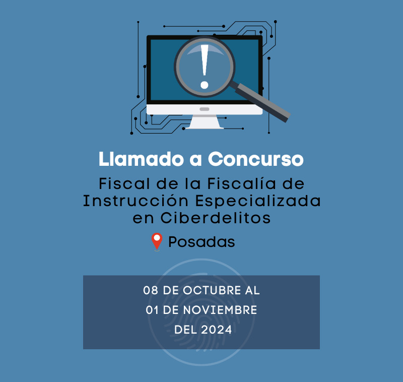 Iniciamos las inscripciones para el concurso de la Fiscalía especializada en Ciberdelitos 

canal12misiones.com/noticias-de-mi…