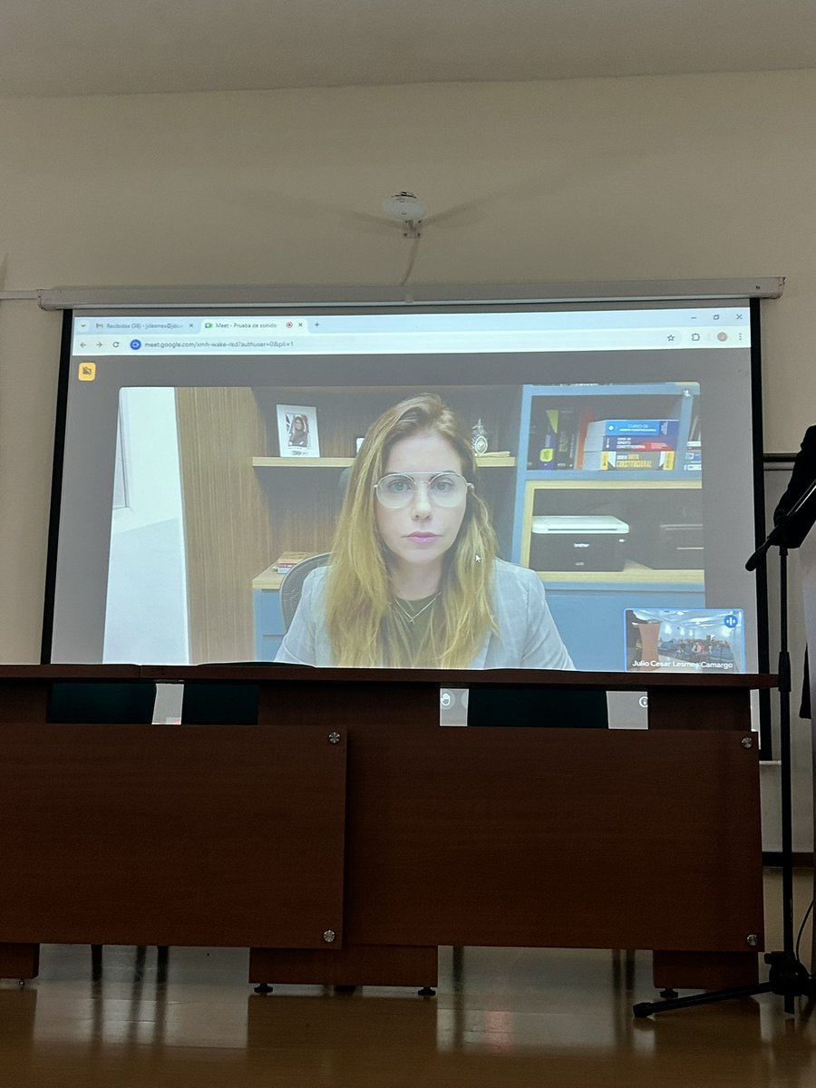 DerechoJDC's tweet photo. ✅Hoy se llevó a cabo la conferencia "El concepto de Dignidad Frente a la Dimensión Ecológica en el Derecho Internacional: Caso Lhaka Honhat vs. Argentina", impartida por la Dra. Danielle Carôllo de Oliveira Ovalhe. https://t.co/qUFvwcBvUY