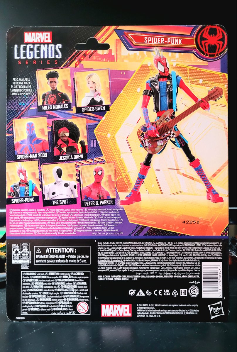 BountyCollect's tweet photo. Re-stock alert! Currently on hand:
Marvel Legends Spider-Man Across The Spider-Verse Spider-Punk

https://t.co/jH8b0CORc3

#hasbro #marvellegends #marveltoys #marvelfigures #spiderman #spiderpunk #acrossthespiderverse #marvel #marveluniverse #marvelcomics https://t.co/Fd2ebbdrNY
