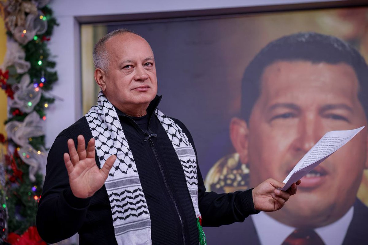 #EnVivo | <a href="/dcabellor/">Diosdado Cabello R</a>: Nuestros policías saben que el que ande en matraqueo le va a caer la ley, eso no es nuevo.

#NoEsGuerraEsGenocidio #9Oct