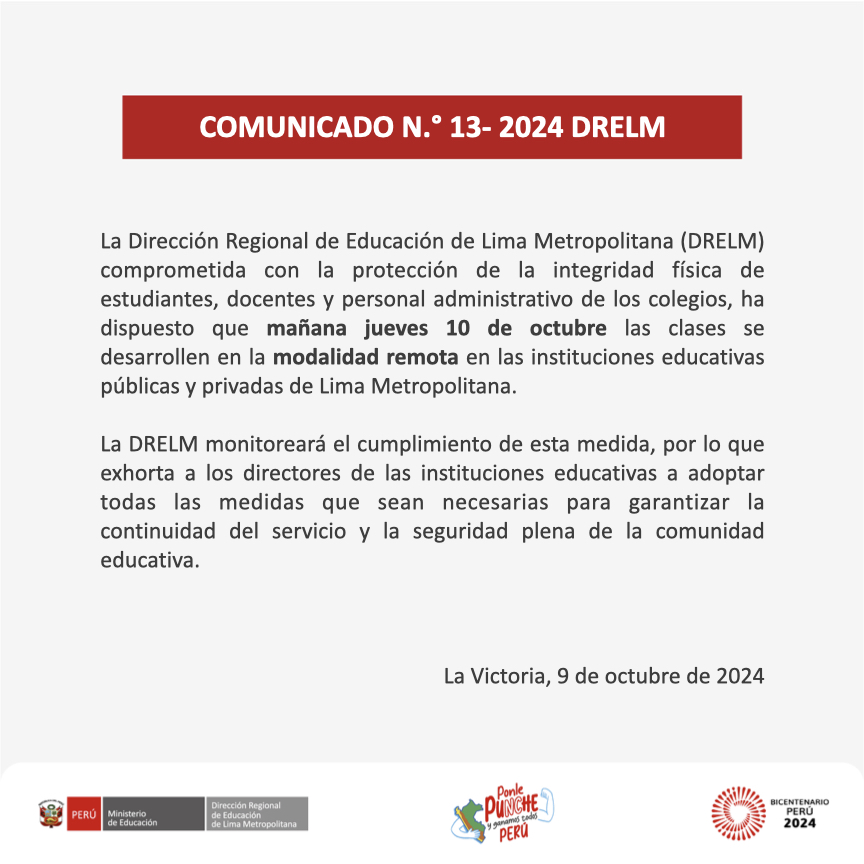 drelm_lima's tweet photo. #COMUNICADO https://t.co/usVOw4uC59