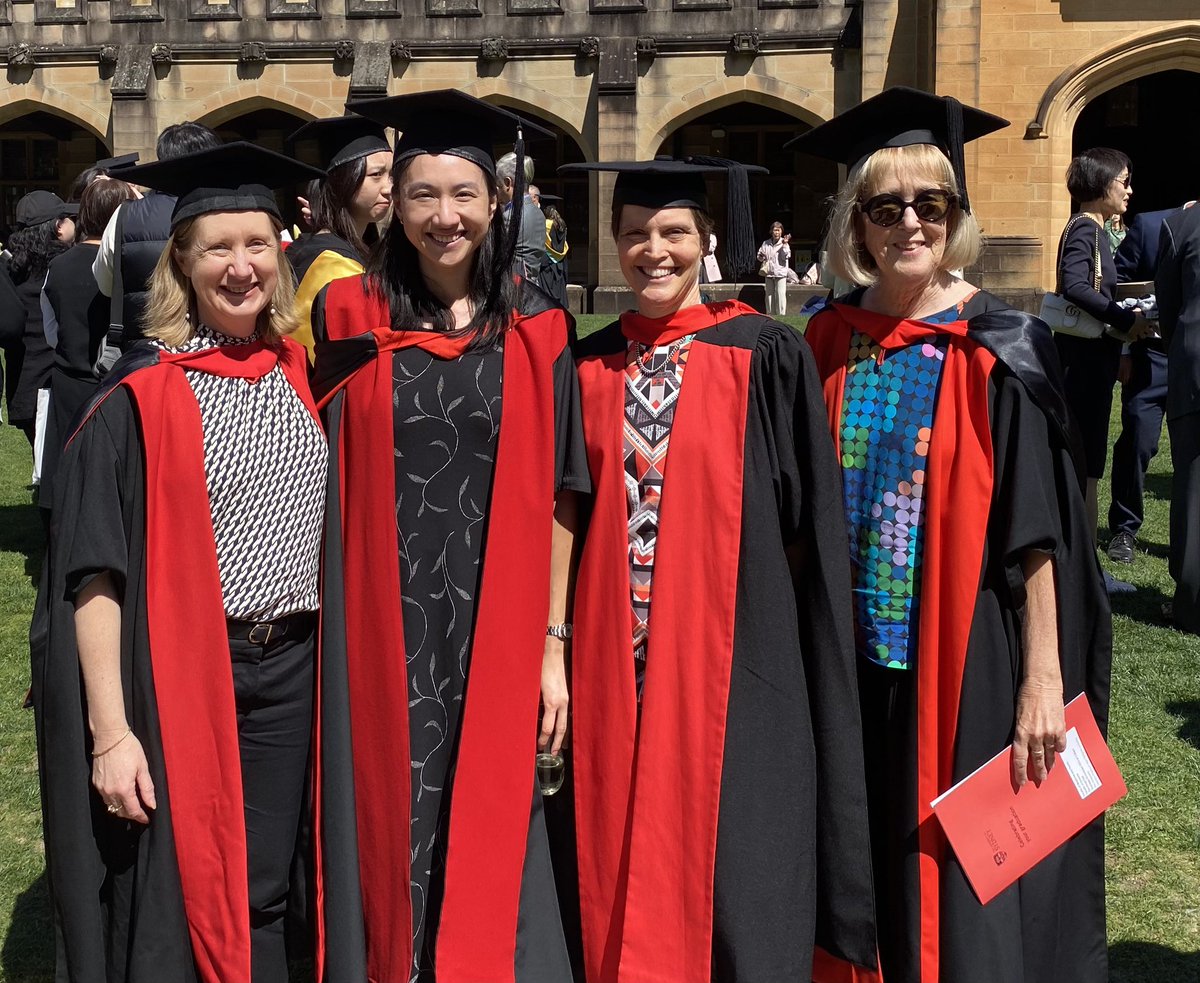 Leanne Hassett (@leanne_hassett) on Twitter photo Graduation day always a special day. Congrats to Dr @nguyvanessa a pleasure to supervise, led by <a href="/DrNatalieAllen/">Natalie Allen</a>, & grateful for all her work on our <a href="/msk_health/">Institute for Musculoskeletal Health</a> studies. Now onto post PhD job <a href="/nswaci/">NSW Agency for Clinical Innovation</a> Graduation day always a special day. Congrats to Dr @nguyvanessa a pleasure to supervise, led by <a href="/DrNatalieAllen/">Natalie Allen</a>, & grateful for all her work on our <a href="/msk_health/">Institute for Musculoskeletal Health</a> studies. Now onto post PhD job <a href="/nswaci/">NSW Agency for Clinical Innovation</a>