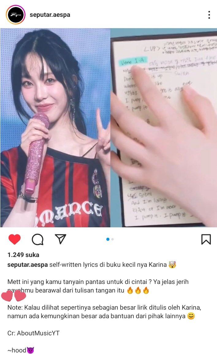 butterflyflyye's tweet photo. Keren yh admin fanbase seputar aespa ini, disaat loveyus mati"an di X bela karina lu dengan seenaknya ngomong gitu, di luar fandom karina di discredit dn skrg fanbase aespa sendiri ikutan ngediscredit dia😭 https://t.co/ILF2zINGeN
