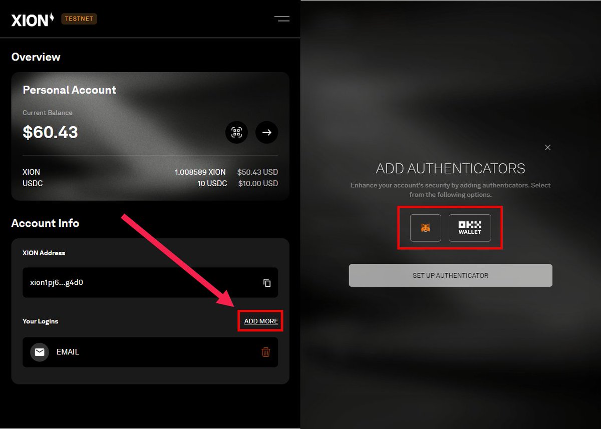 📌 Burnt (XION) เพิ่มการเชื่อม EVM เป็นตัวเลือกในการ Login

Dashboard
testnet.dashboard.burnt.com

กด Add more > เชื่อม wallet > กด sign > Done!

สำหรับคนมาใหม่ สนใจทำ มีไกด์เคยเขียนไว้ครับ
x.com/crypto_benz/st…

#Burnt #XION