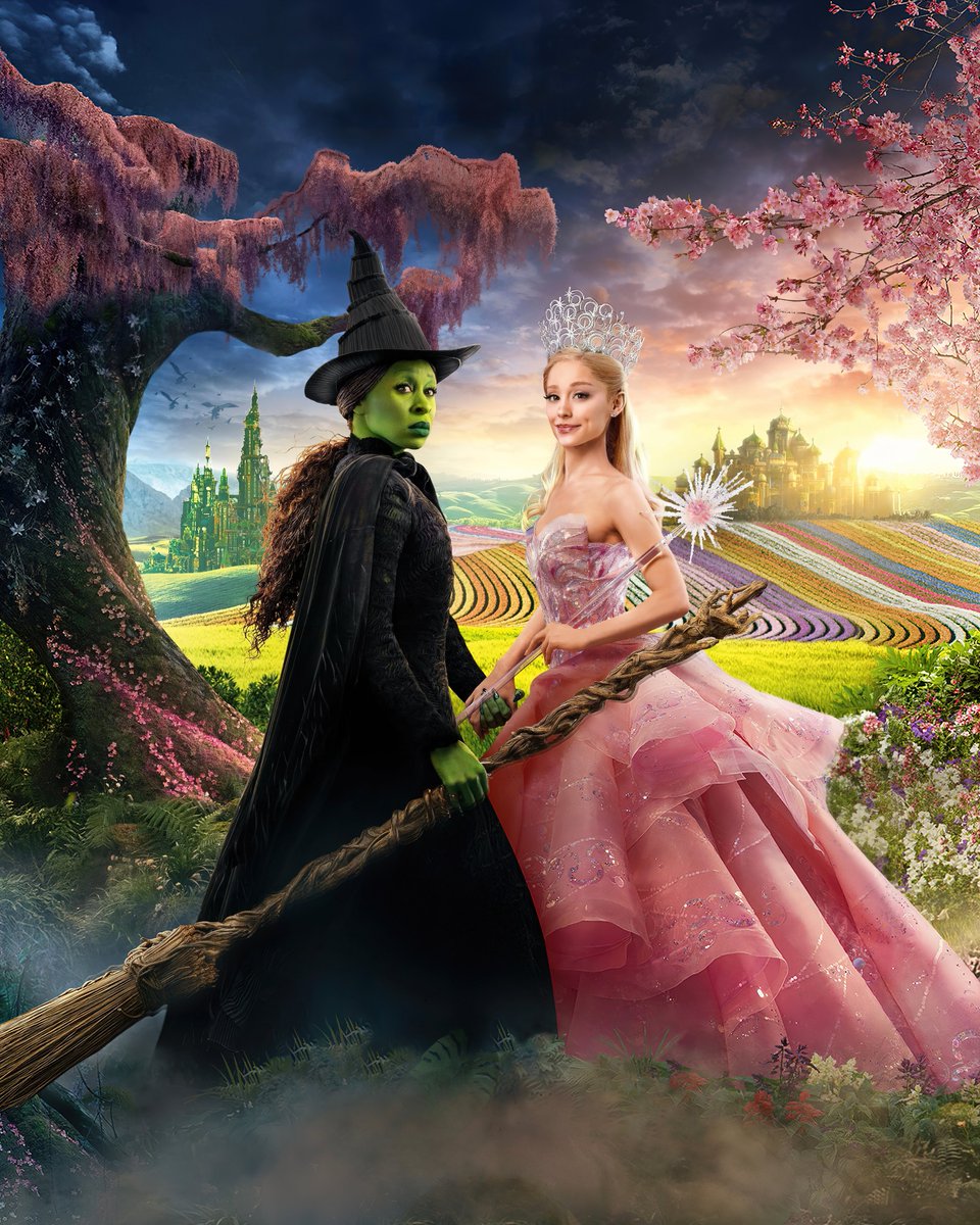 theKomixBro's tweet image. Wicked - D-BOX (4K UHD) HIGH-RES TEXTLESS POSTER with Ariana Grande &amp;amp; Cynthia Erivo as Glinda &amp;amp; Elphaba!

💥CUSTOM KEY ART
💥4K | 3110  ×  3888
💥Textless By Me: @theKomixBro

#4K #Dbox #Ariana #Wicked #movies #musical #ARIANATORS #WickedWednesday #ArianaGrande #CynthiaErivo…