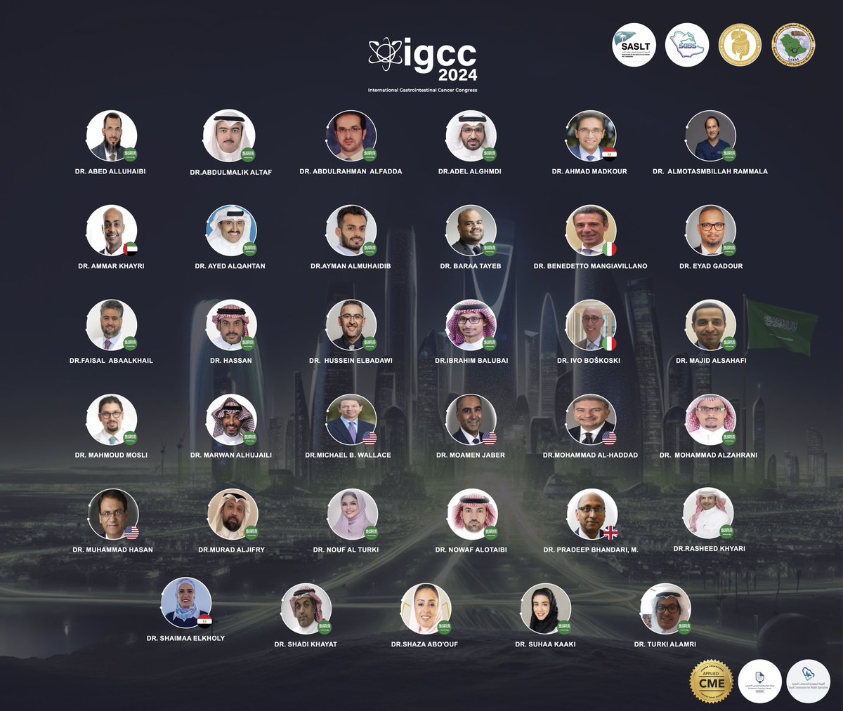 MoamenGabrMD's tweet photo. Join us in beautiful #jeddah this month for the latest advancements in #GICancers from world-class faculty at #IGCC2024. Big shoutout 📣 to my super ⭐️⭐️friend @ealjahdli for organizing this incredible event! #GITwitter #MedEd @uofcincy @uc_health @UCMCGIHEP https://t.co/wjncZFLl7r