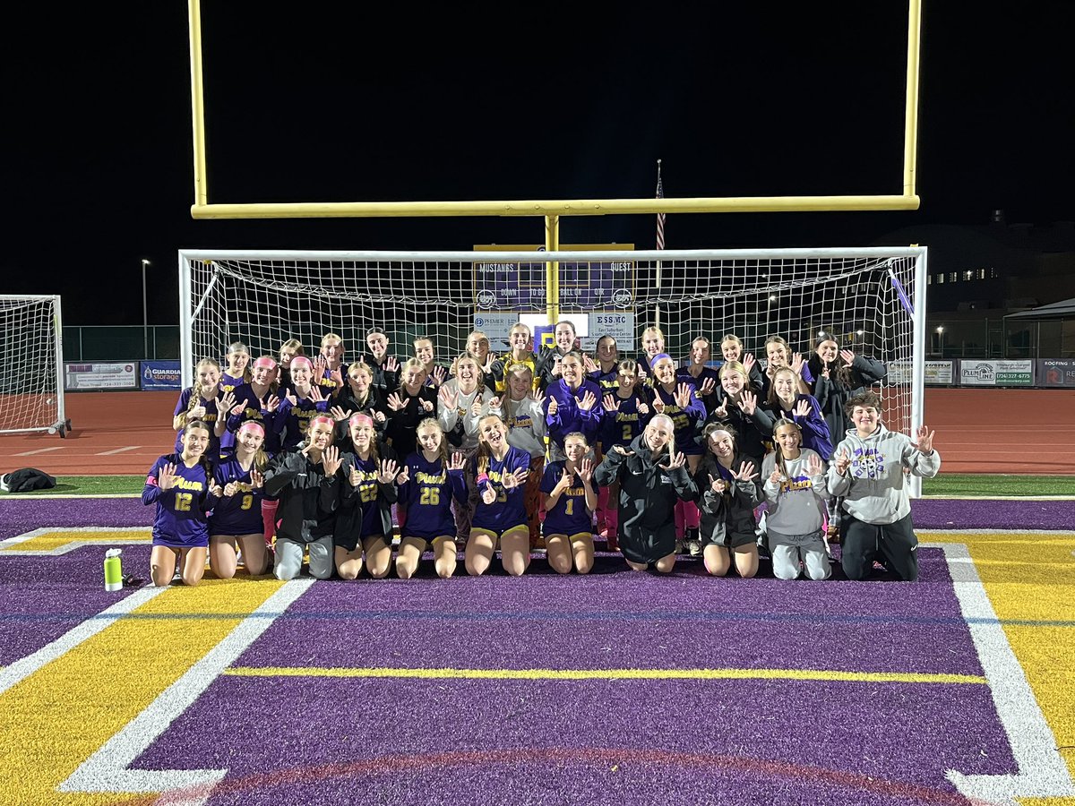 Plum Athletics (@plumathletics) on Twitter photo Girls Soccer Final
Plum 5
Indiana 0
Goals: Mia Nardo 3, Emily Grubich, Hayden Wawrzyniak
SECTION CHAMPS 6 YEARS IN A ROW
Mustangs improve to 13-1, 11-0
Next: Saturday vs. Burrell, 10:30 AM
<a href="/plumboroughsd/">Plum Borough SD</a> <a href="/PlumGirlsSoccer/">Plum Girls Soccer</a> <a href="/TribLiveHSSN/">TribLive HSSN</a> <a href="/pghsoccernow/">Pittsburgh Soccer Now</a> Girls Soccer Final
Plum 5
Indiana 0
Goals: Mia Nardo 3, Emily Grubich, Hayden Wawrzyniak
SECTION CHAMPS 6 YEARS IN A ROW
Mustangs improve to 13-1, 11-0
Next: Saturday vs. Burrell, 10:30 AM
<a href="/plumboroughsd/">Plum Borough SD</a> <a href="/PlumGirlsSoccer/">Plum Girls Soccer</a> <a href="/TribLiveHSSN/">TribLive HSSN</a> <a href="/pghsoccernow/">Pittsburgh Soccer Now</a>