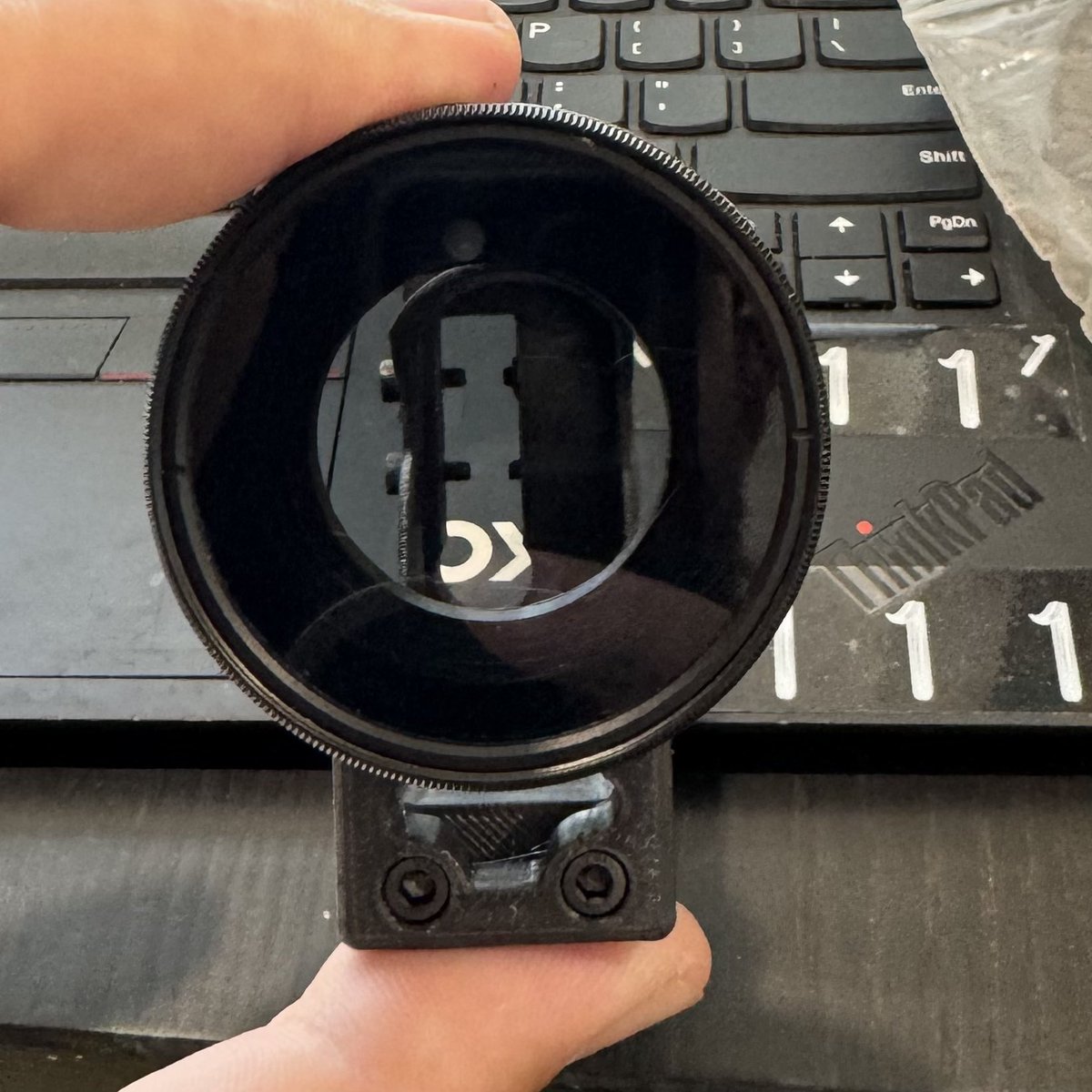 Better model! Only 2 pieces!

Will have a link for anyone to download and use when I get back from Melbourne. If you or a mate has a 3D printer. Welcome to the future. 11111