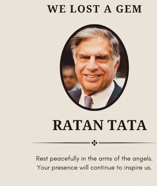s4ub4am's tweet photo. Sir Ratan tata passed away at the age of 86.💔💔
END OF AN ERA
#onevisionmedia #onevision #india #ZAAR $ZAAR @ordzaar @OdinSwap #finance #trending #awareness #ratantata #dog #health #business #MukeshAmbani #RatanTataPassedAway https://t.co/ruxP1kmVvV