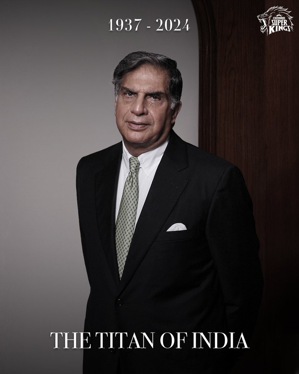 Bharat has lost Real Ratan. 
It is the end of an era 
Om Shanti 🙏🙏🙏
#RatanTata