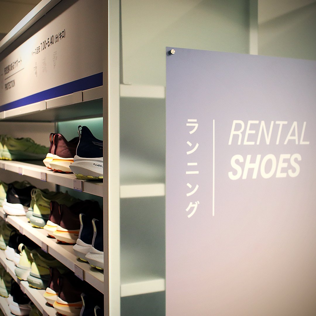 ASICSRunningJP's tweet photo. 【#Challenge4 Tokyo｜練習会】
Challenge 4にエントリーした方限定で
ランニングイベントを開催。

サブ4を目指すランナーが集い、
リリース直後の"S4+ YOGIRI"をいち早く体験！

《レンタルサービス》
ASICS RUN TOKYO MARUNOUCHIにて
試し履き実施中！

#S4