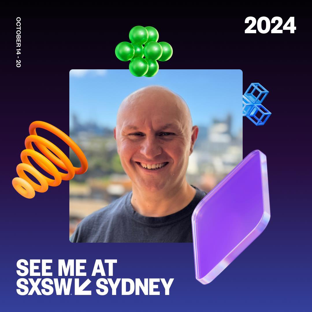 Don't come and see me...
 
Come and see all the awesome @sxswsydney action and hang out with some fun people in and around the Sydney (and beyond) design and innovation community at our SydDT meetup.

dynamic4.com/ideas/ben-peco…

#SydDT #SXSWSydney #designthinking #design #innovation