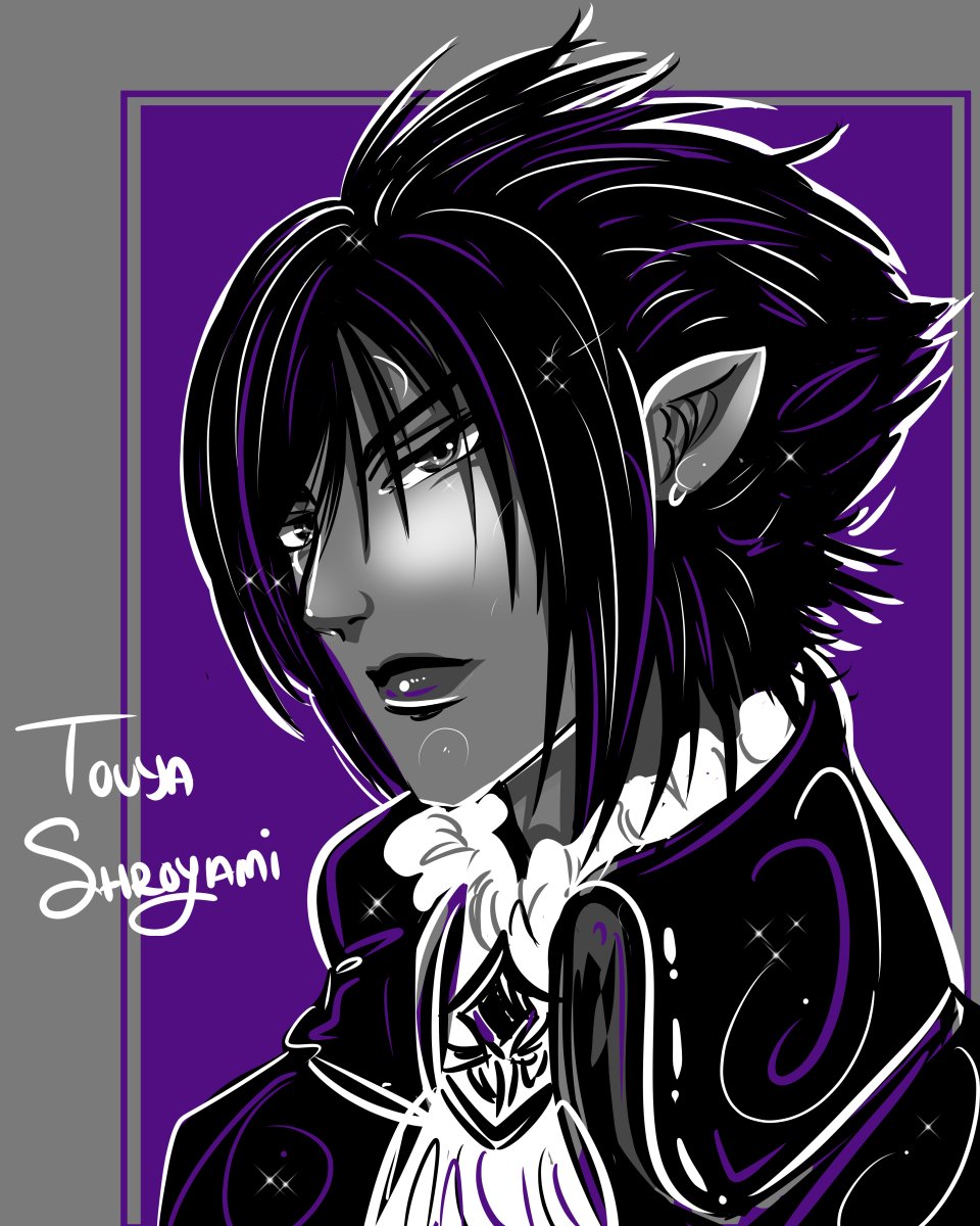 I went to <a href="/sweetnuil_ffxiv/">Sweet_Nuil</a> venue and drew them and a few customers for practice. Stop by for a relaxing chill time with a lovely design. #FFXIV