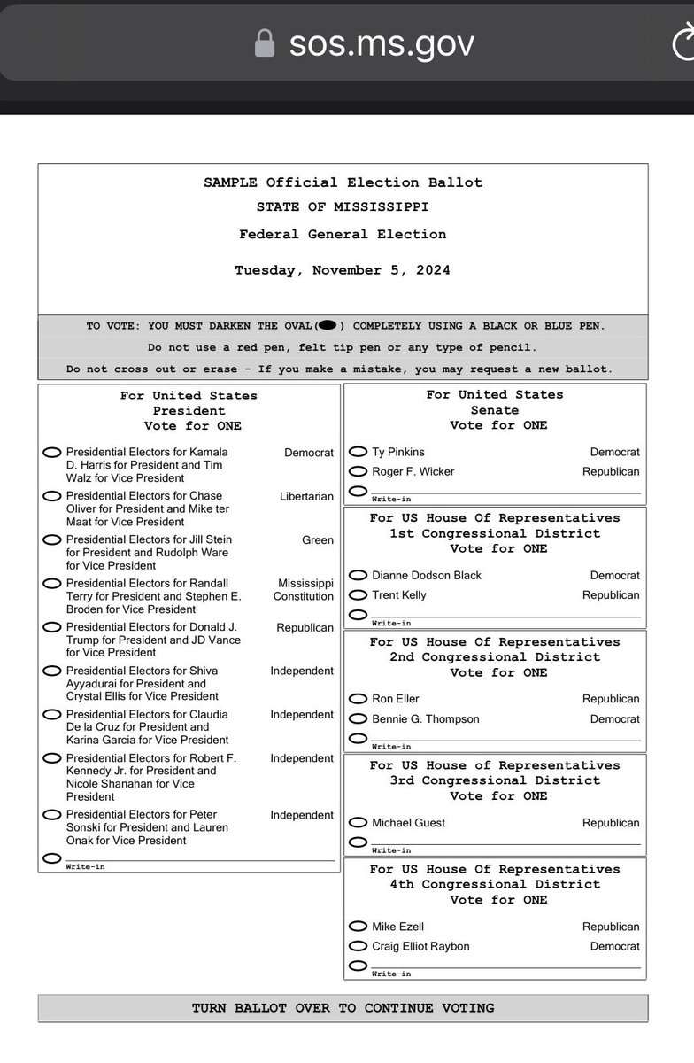 🤔 have you researched #mississippi U.S. Senate candidates? Now is a good time to learn about each candidate and their issues?

Learn more about Roger Wicker at: wicker.senate.gov. 

Learn more about Ty Pickens at: typinkins.com. 

#msreentry #getoutthevote