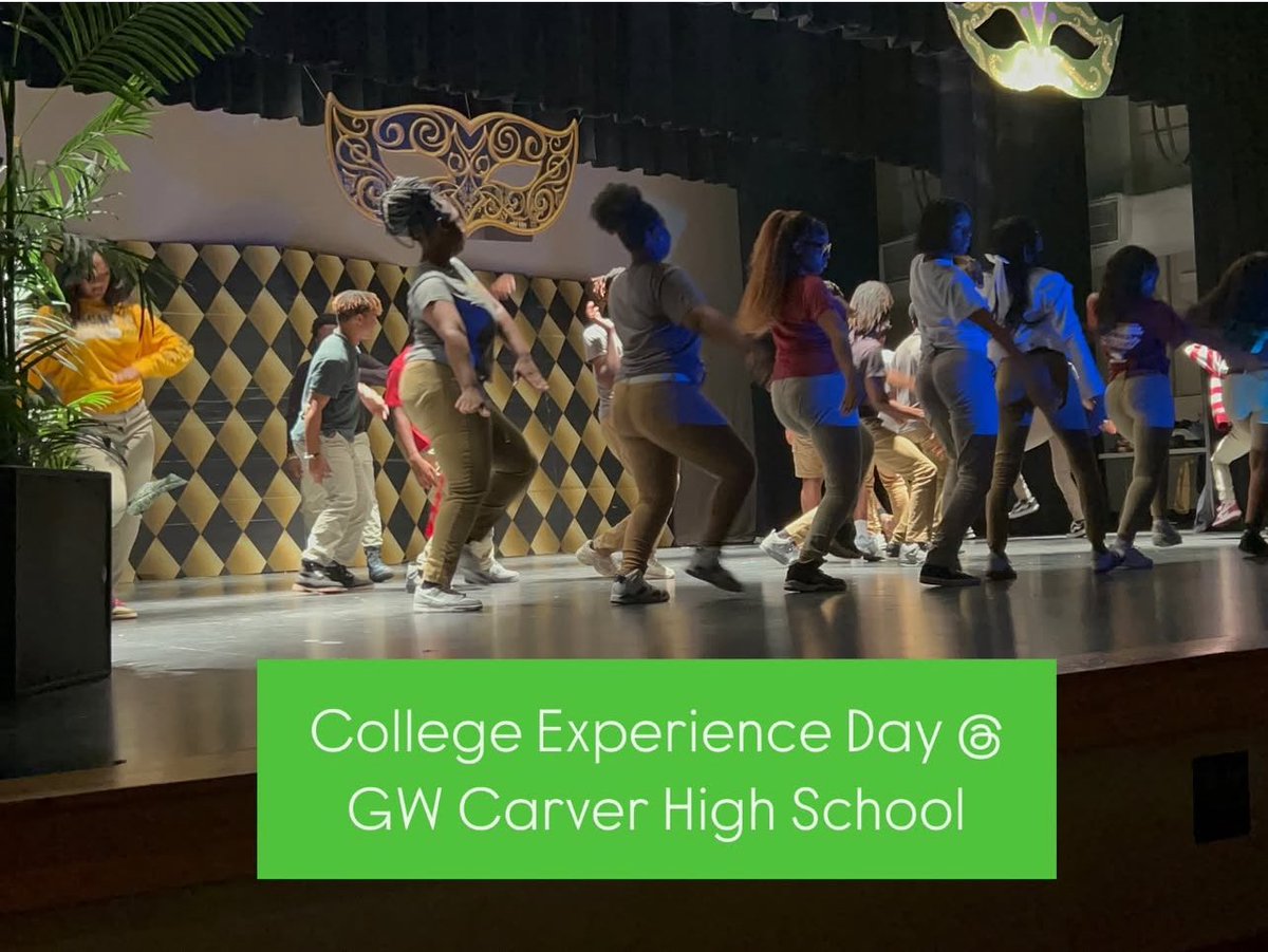 We had a great program for the “College Experience Day” at G W Carver High School! Thanks to our head counselor, Mrs. Williams -Johnson and all other members of the Carver family who made this event a great success!  <a href="/MPSAL/">Montgomery Public Schools</a>