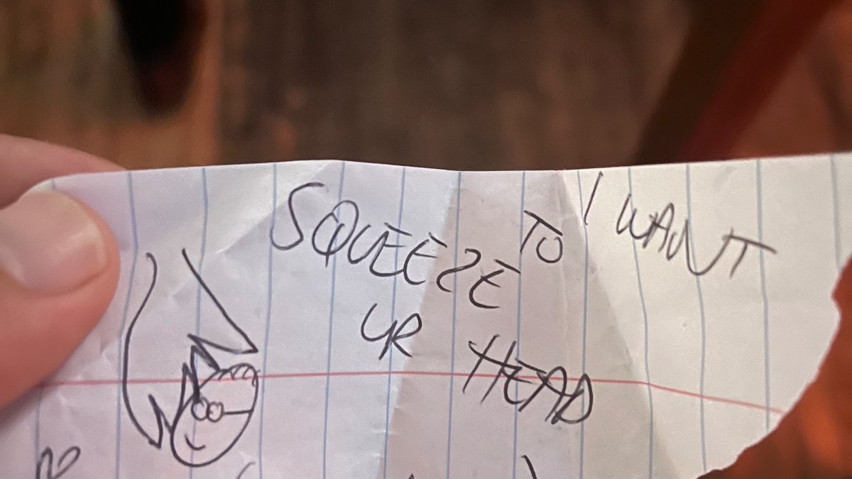 aelmann's tweet image. i was left this threatening note by a girl in class is she flirting with me?