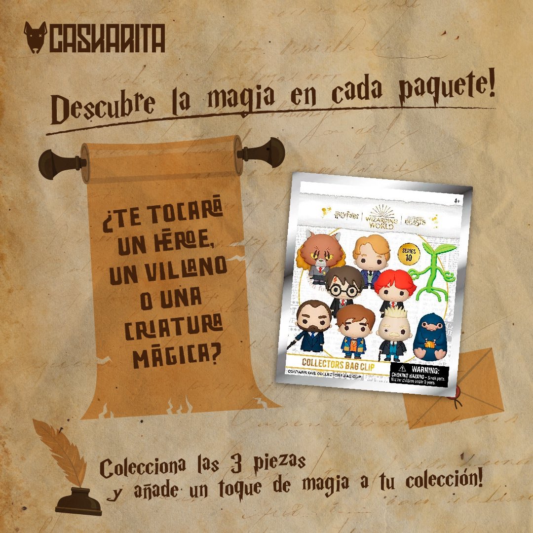 ¡Magos y brujas, es hora de descubrir qué te depara el destino! 🧙‍♂️✨ 

Las Figuras Sorpresa de Harry Potter han llegado a caskarita.com y cada caja es como sacar un hechizo de la capa de invisibilidad. ¿Qué personaje te acompañará? 🦉

¡Pide las tuyas, carajo!