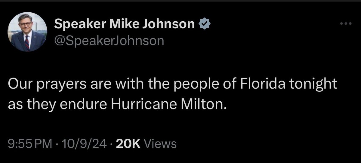 RonFilipkowski's tweet photo. Maybe other people can pray while he gets off his ass to do his job by fully funding FEMA. https://t.co/ZcteCcS7OM