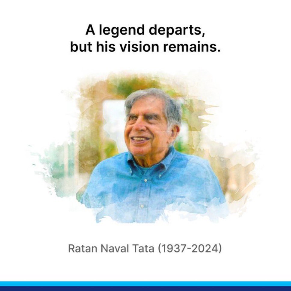 आज भारत ने असली कोहिनूर खोया है।💎
 #RatanTata 
Rest in Peace...