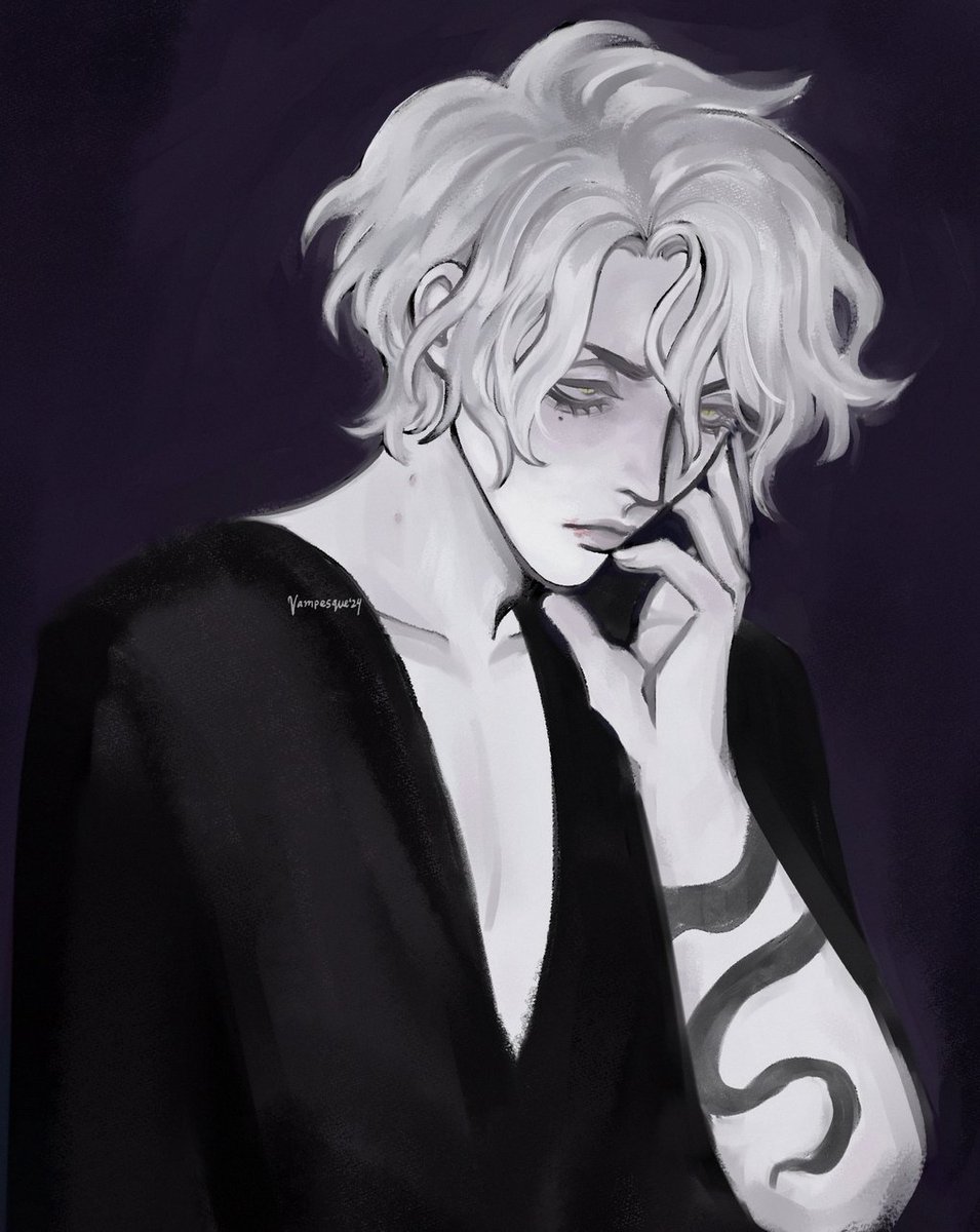 vampesque's tweet photo. [oc] 🐍painting practice https://t.co/XFZD679ZLu
