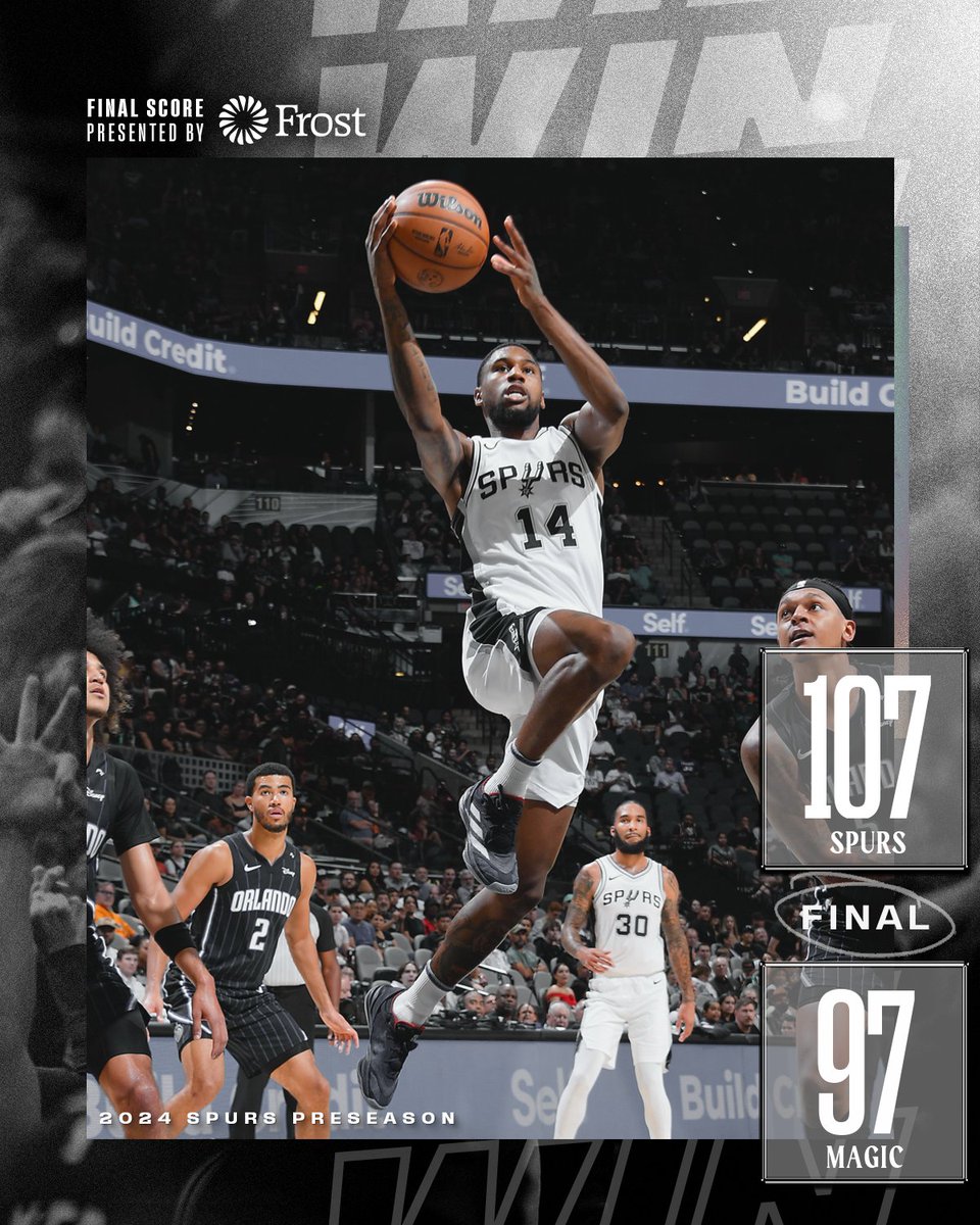 spurs's tweet image. SPURS WIN! SPURS WIN! SPURS WIN! 🎉

@Frostbank | #sponsored