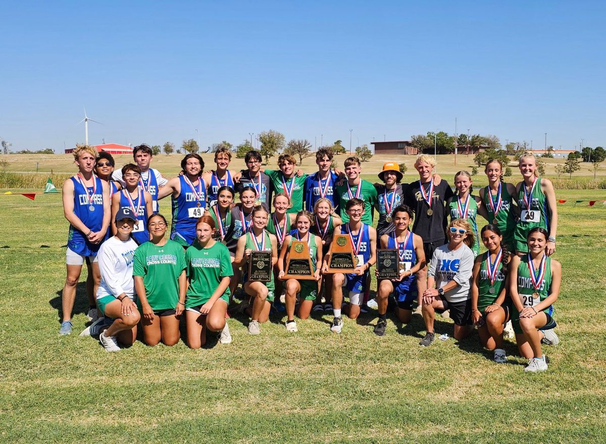 StellKristal's tweet photo. Compass Academy girls and boys are the XC district champ!! 🥇💙💚 https://t.co/I4umzynQVJ