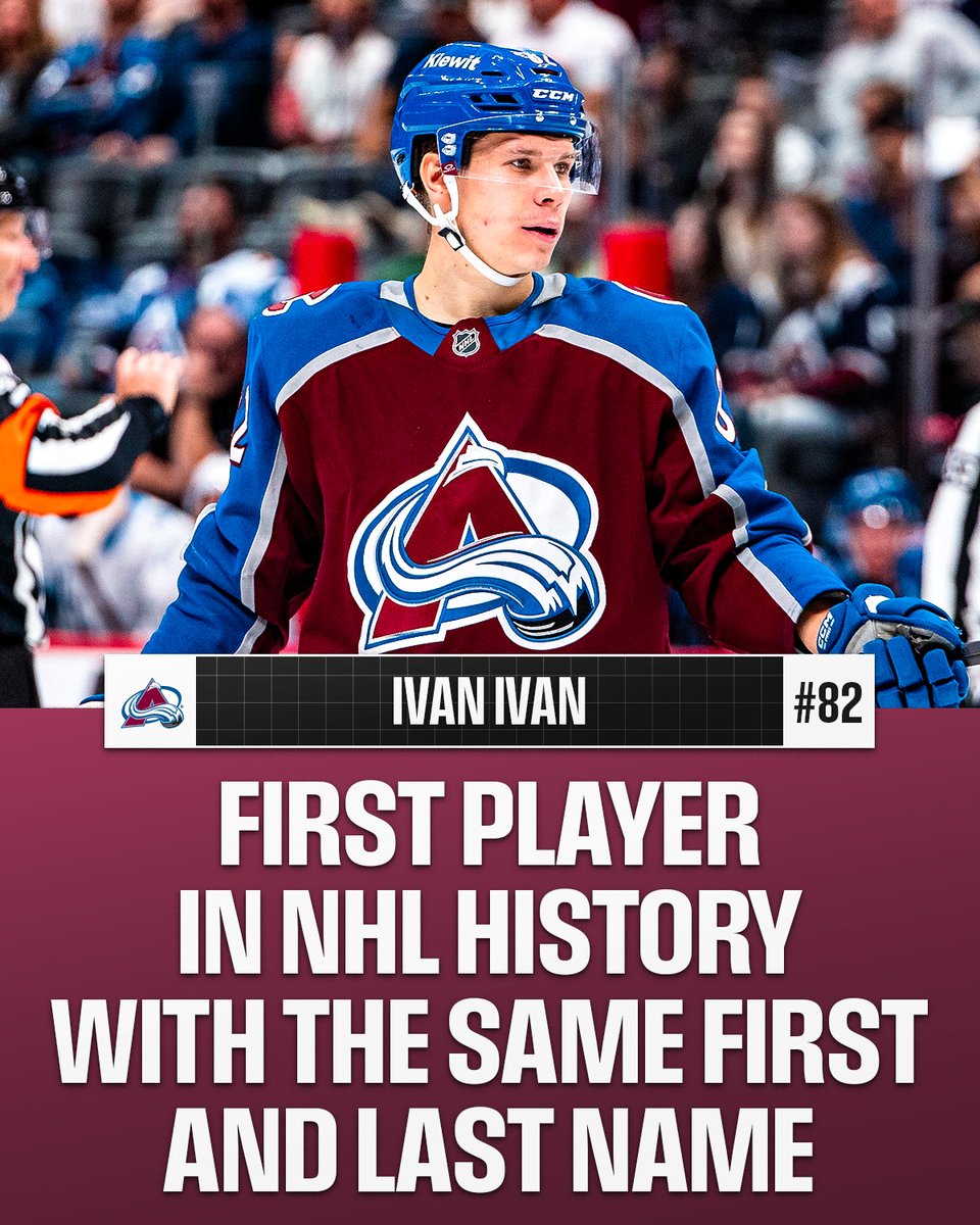 Ivan Ivan's officially into the history books books! 📖📖 #NHLFaceOff