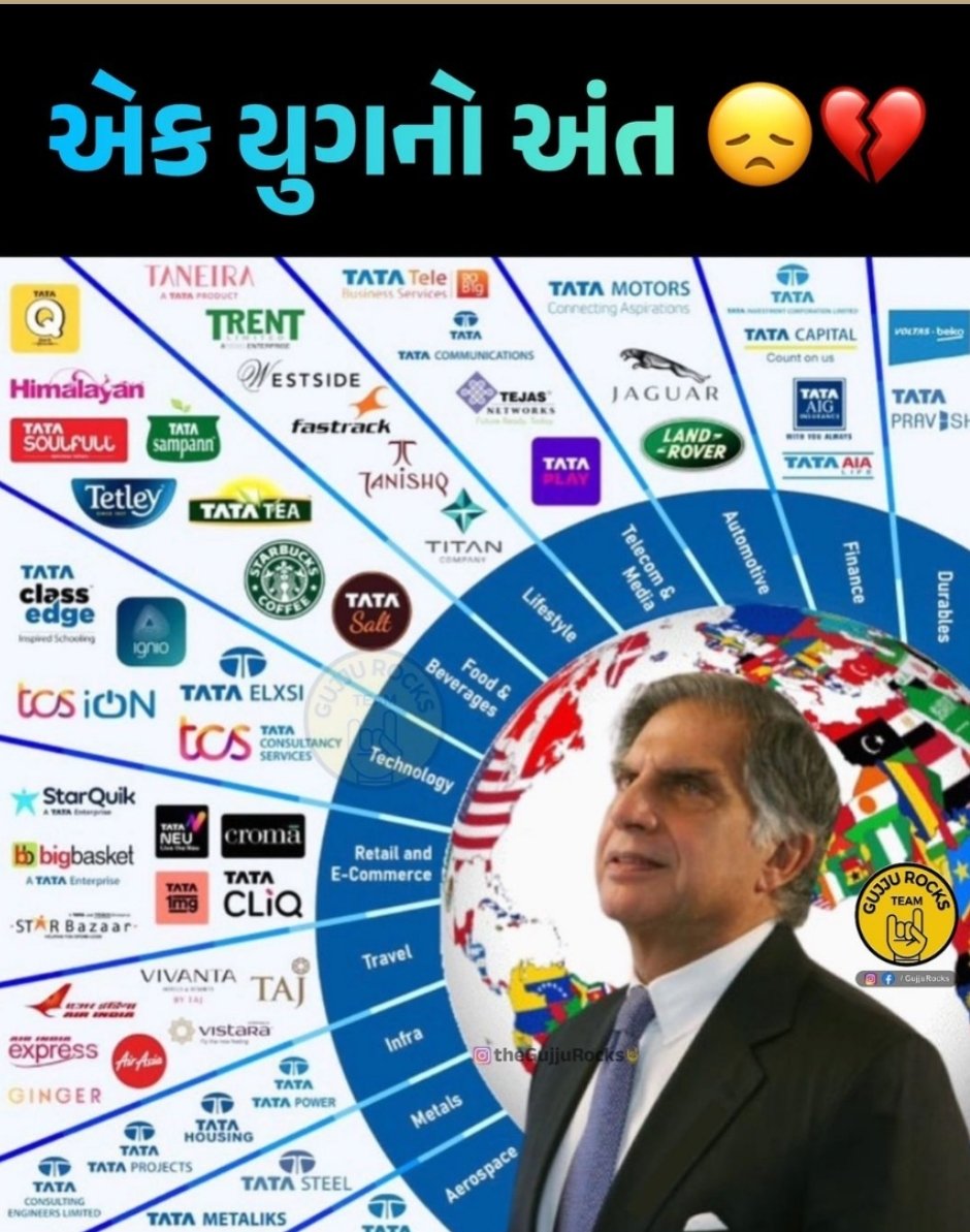 Parul_Nadiad's tweet photo. #Ratan Tata A visionary leader and True Icon has passed away at 86. His visionary leadership shaped India's corporate world. A major loss for the nation. End of an era!! REST IN PEACE SIR. https://t.co/gIVHtif3hI