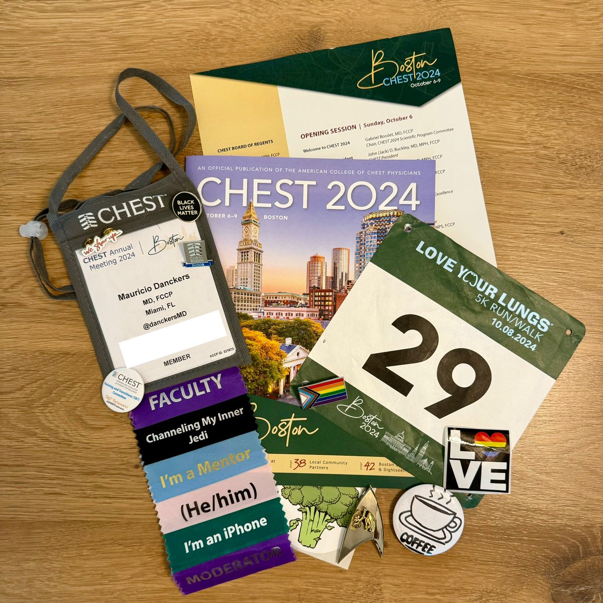 DanckersMD's tweet photo. What a great meeting #CHEST2024 has been. I am so blessed for the opportunity to connect with incredible individuals all around the country
#education #networking #learning #advocacy #LGBTQ #5K #zombie #chestchallenge2024 #TandT #fccp #gamification #mentorship #fellowship https://t.co/RAcbbZc7DA