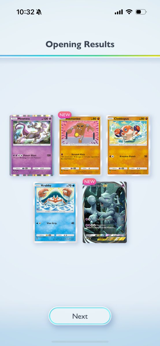 Putter's tweet image. Just pulled the interactive Mewtwo full art EX. 

If you want to add to potentially get a Wonder pick

My ID: 3395884889738997

#pokemonpocket @PokemonTCGP #pokemonTCGP