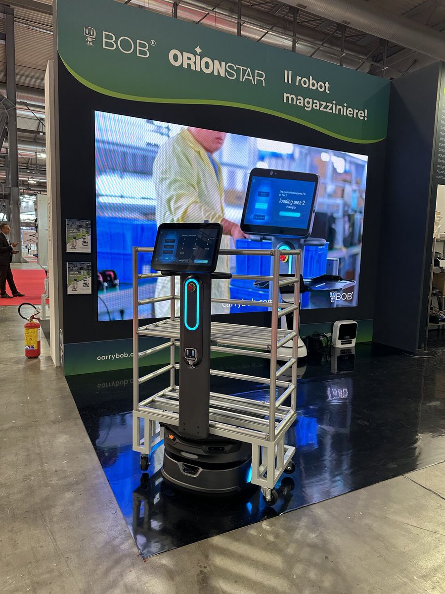 orionstar2016's tweet image. Join us at Booth B25, Pavilion 13! 🚀

🔥 34.BI-MU
📅 9 - 12 October 2024
📍 Fiera Milano Rho

#BIMU #Orionstar #BOBROBOTICS #CarryBot #DeliveryRobot #LogisticRobot #Milano #Milan #Italy #FieraMilanoRho #Exposition #Expo
