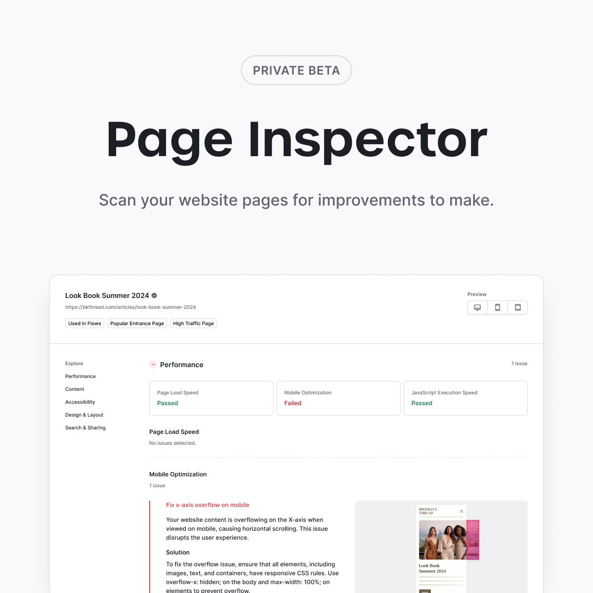 flowpoint_ai's tweet photo. Page Inspector is a powerful tool for analyzing web page content. Now in private beta, it's available to any Flowpoint user who wants to test and help improve the feature.

Learn more and join the beta at: https://t.co/QBbEfhxLgz https://t.co/GmugZ7QMzk