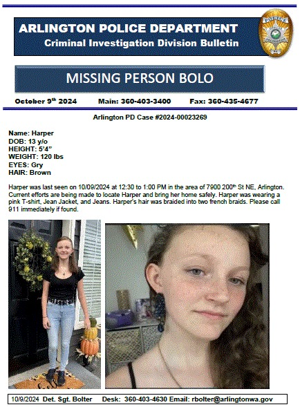 sfargon's tweet photo. MISSING PERSON - ARLINGTON WA. https://t.co/E4vEsWyvox