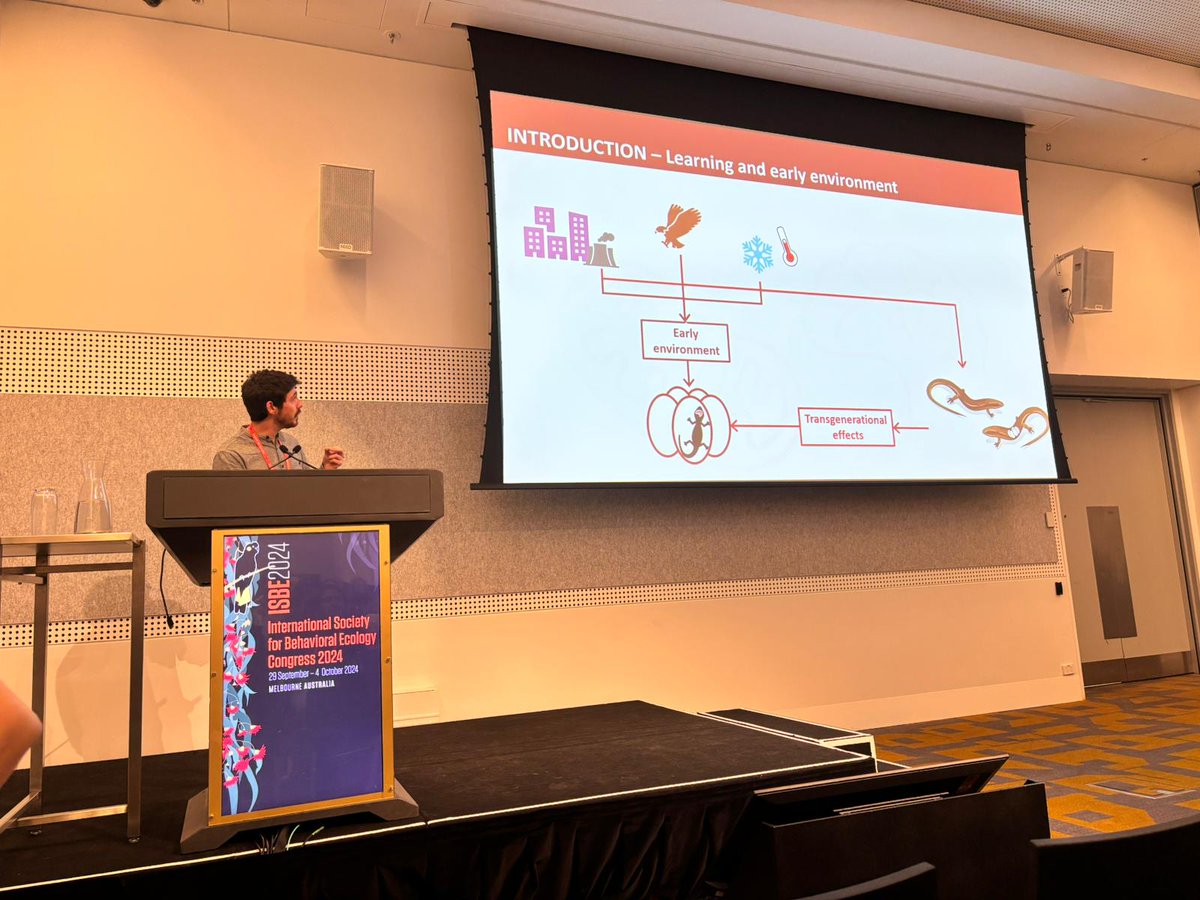 Pablo Recio (@pablorecio93) on Twitter photo Last week I was lucky enough to give a talk about my PhD work at #ISBE2024. Thanks to my wonderful collaborators <a href="/DanielWANoble/">Daniel Noble 🇦🇺🇨🇦</a>, @zaphiloszo, <a href="/thekriswild/">Kristoffer</a>, Ondi Crino, and Dalton Leibold Last week I was lucky enough to give a talk about my PhD work at #ISBE2024. Thanks to my wonderful collaborators <a href="/DanielWANoble/">Daniel Noble 🇦🇺🇨🇦</a>, @zaphiloszo, <a href="/thekriswild/">Kristoffer</a>, Ondi Crino, and Dalton Leibold
