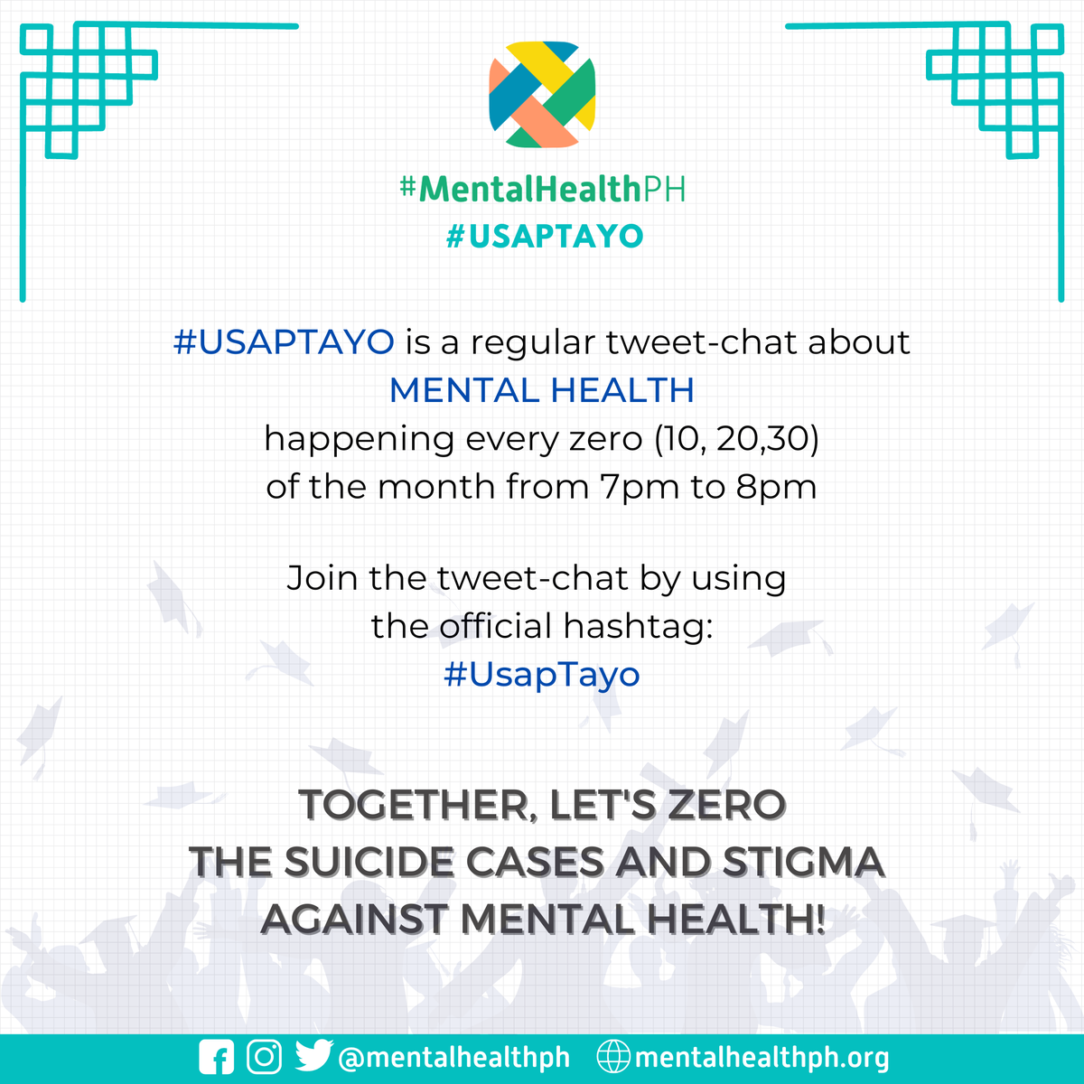 It's #WorldMentalHealthDay! Kumusta na, Champs? Kumusta na din ang Fresh Grads matin? You can be a workplace champ! 

Tara, #UsapTayo mamayang 7PM! 

#MentalHealthPH #WorkplaceChampions 

READ MORE: mentalhealthph.org/10-10-24/