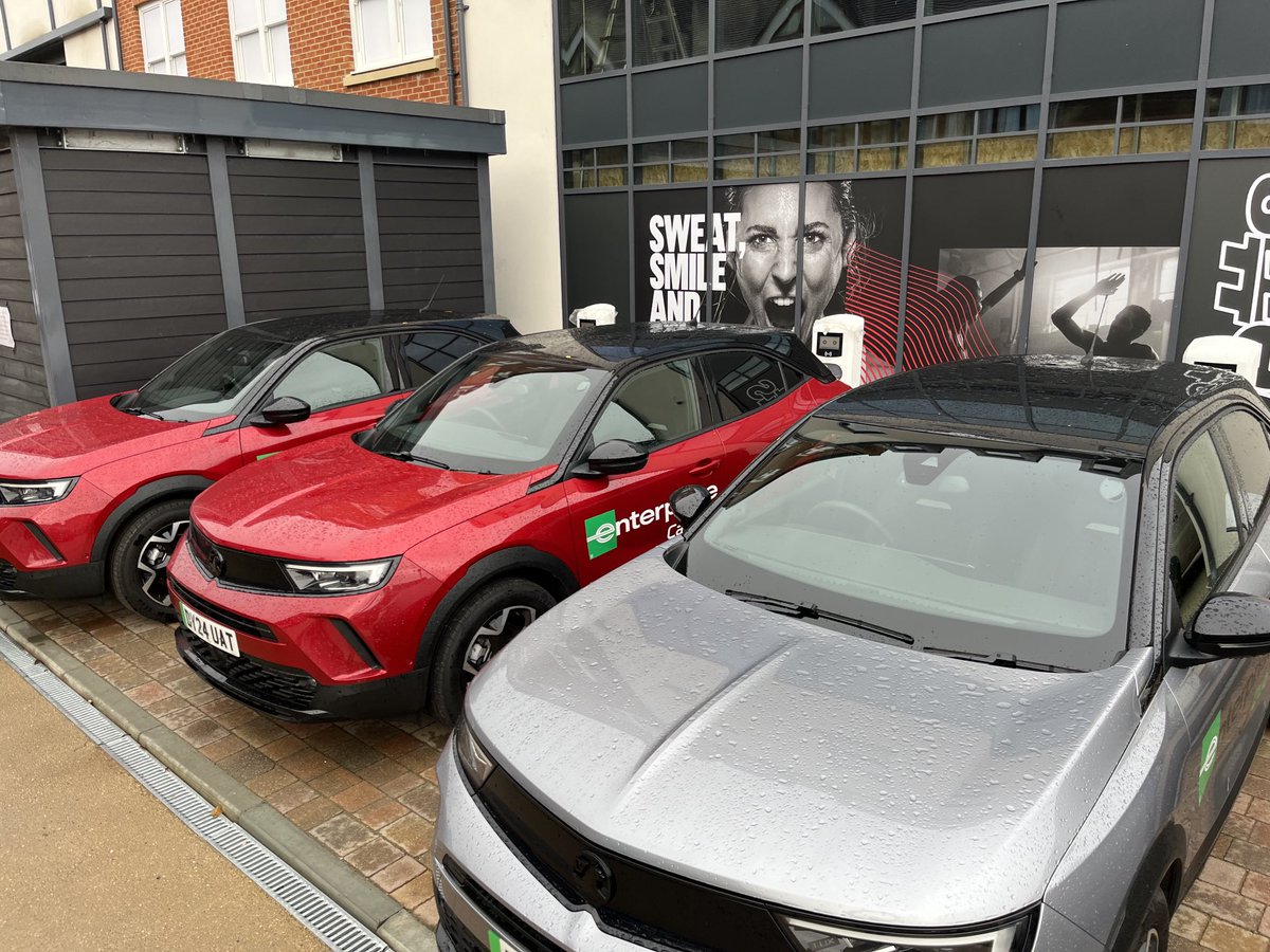 Enterprise Car Club now live in Farnham. 3 Fully Electric Vehicles in partnership with Crest Nicholson at Brightwells Yard!