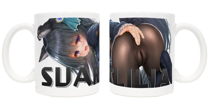 10月の【スヴァルトリリヤ】グッズ祭り開催中!
こちらはマグカップ2種類!
こっちはお尻突き出しスジ見せタイプ!

◆スヴァルトリリヤB
https://t.co/KTuCyjucOD 