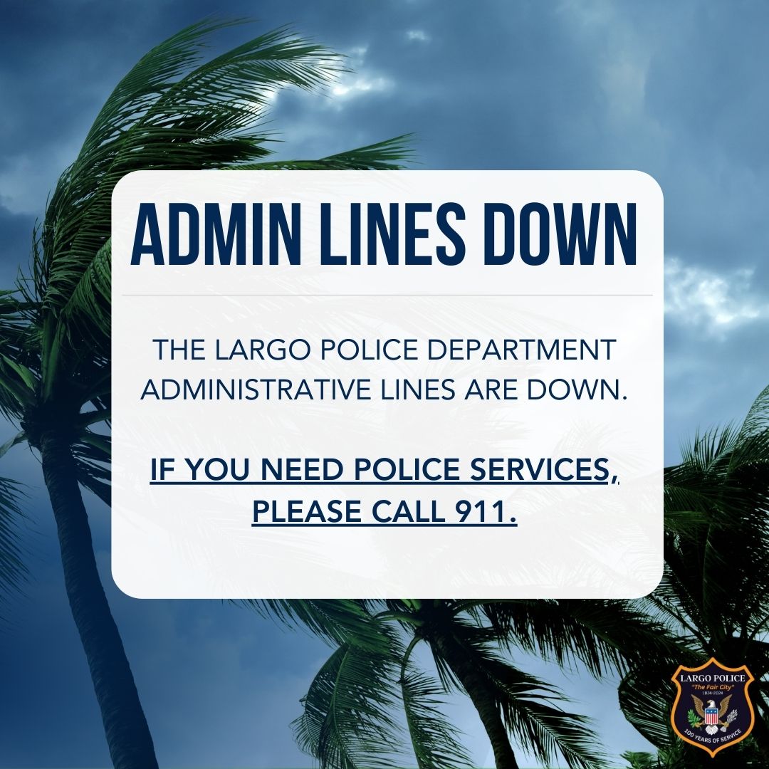 Largo Police Department tweet media