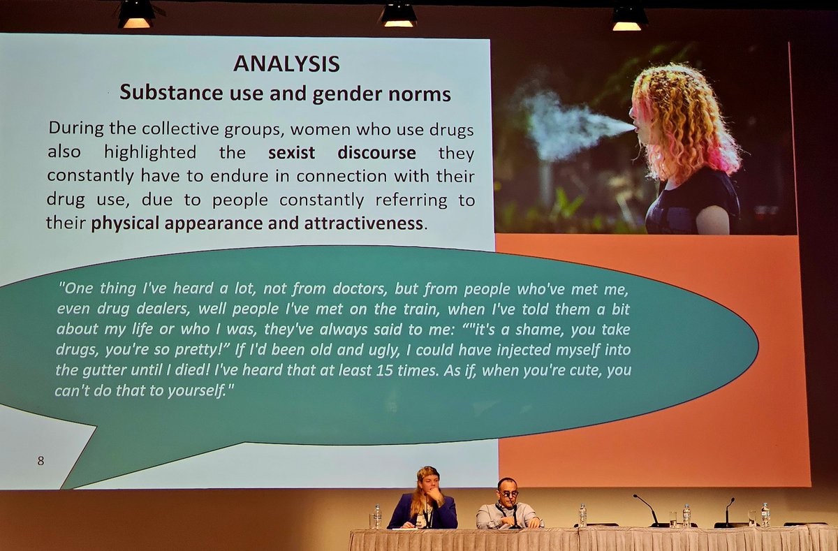 Magdalena Harris (@pwidpride) on Twitter photo Thank you <a href="/MarieRoustide/">Marie Jauffret-Roustide</a> for highlighting the misogyny permeating  public & policy discourse on drug use. The harms, inflicted particularly on mothers who use certain drugs, are immeasurable. Decrim/legalisation an urgent first step only... #INHSU2024 Thank you <a href="/MarieRoustide/">Marie Jauffret-Roustide</a> for highlighting the misogyny permeating  public & policy discourse on drug use. The harms, inflicted particularly on mothers who use certain drugs, are immeasurable. Decrim/legalisation an urgent first step only... #INHSU2024