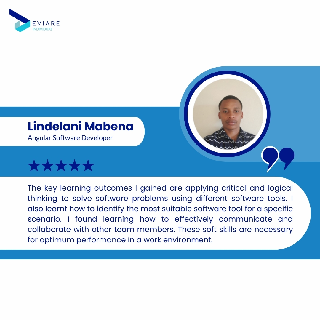 DeviareSA's tweet image. Achieve greatness with the skills that matter! 📷
Lindelani Mabena transformed his career through our Angular training.
Unlock your potential with our Angular training course!
📷 Enroll Now: deviare.africa/wip-courses/an…
#AngularCourse #SkillUp #FutureReady #softwaredevelopment