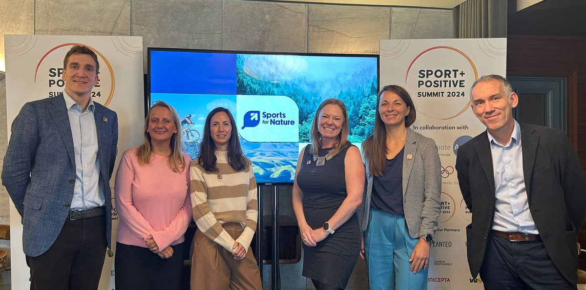 Heyyy London! 🎉👋

The Sport4Nature crew is still buzzing from the Sport Positive Summit! 🌍💚 

Big thanks to Julie Duffus <a href="/iocmedia/">IOC MEDIA</a> , Sam Barratt <a href="/UNEP/">UN Environment Programme</a> , and the amazing Meredith McCurdy for sharing their insights on sports, nature, and biodiversity 🌿🏙️.

#S4N #SportPositive